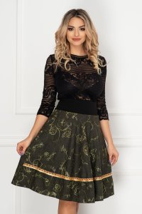 Fusta lejera verde kaki