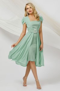 Rochie de ocazie eleganta mint Pretty Girl din doua piese