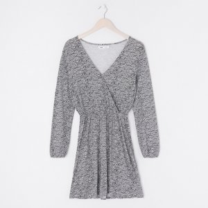 Rochie mini cu model - Negru