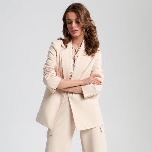 Sacou cu buzunare - Ivory