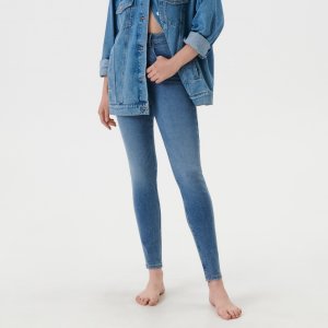 Blugi high waist skinny - Albastru