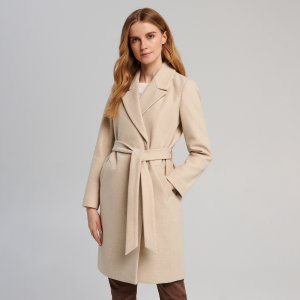 Pardesiu cu rând dublu de nasturi - Ivory