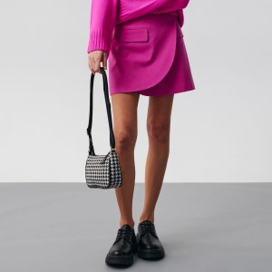 Fustă mini asimetrică - Violet