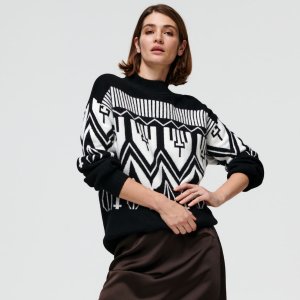 Pulover cu model - Multicolor