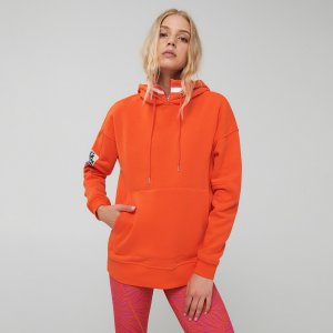 Hanorac cu buzunar marsupiu - Oranj