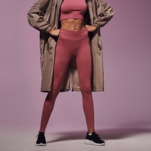 Colanți GYM HARD - Roz