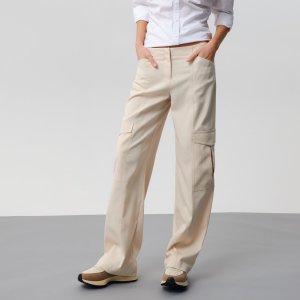 Pantaloni cargo - Ivory