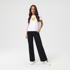 Tricou cu imprimeu Sex Education - Alb