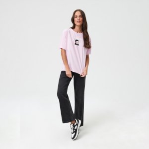 Tricou cu imprimeu Sex Education - Violet