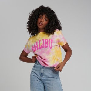 Tricou cu efect tie-dye - Multicolor
