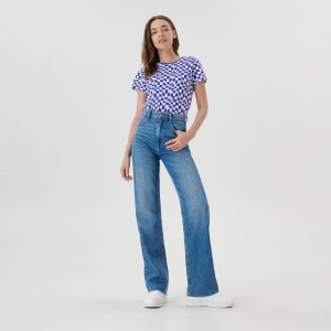 Tricou cu model - Albastru