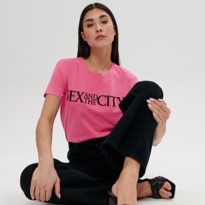 Tricou cu imprimeu - Oranj