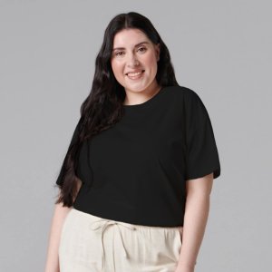 Tricou din bumbac - Negru