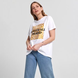 Tricou cu imprimeu - Alb