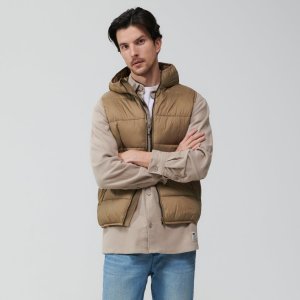 Vestă matlasată - Bej