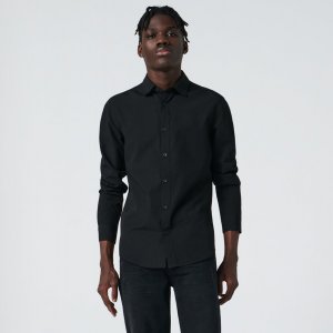 Cămașă slim fit - Negru