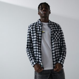 Cămașă ecosez - Negru