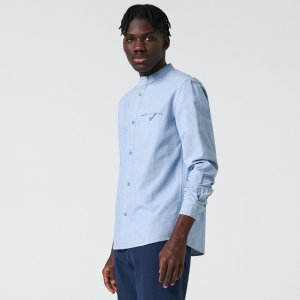 Cămașă din bumbac - Albastru