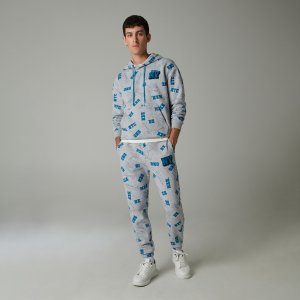 Hanorac cu imprimeu - Gri deschis