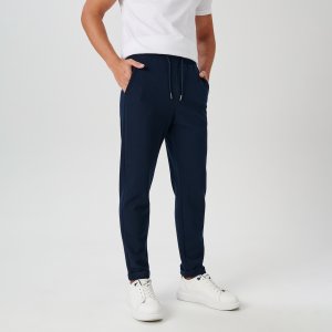 Pantaloni regular - Bleumarin