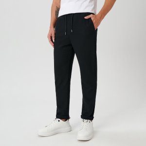 Pantaloni regular - Negru