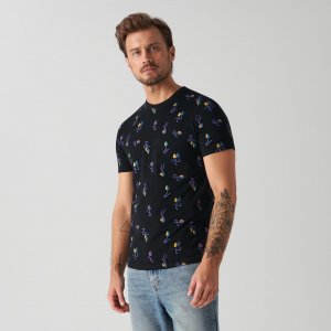 Tricou cu imprimeu - Negru