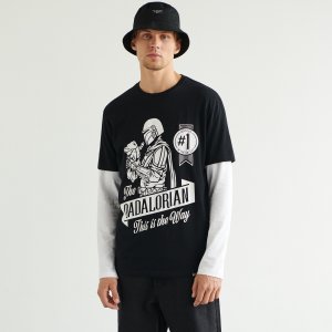 Tricou The Mandalorian - Negru