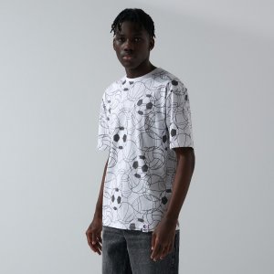 Tricou cu imprimeu - Alb