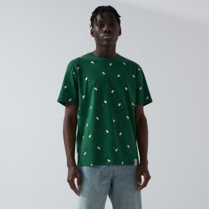 Tricou cu imprimeu - Verde