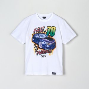 Tricou cu imprimeu - Alb