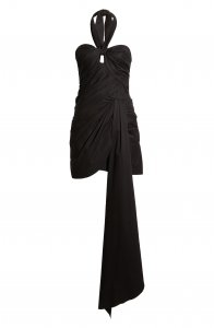 Soak Up the Sun Draped Halter Minidress