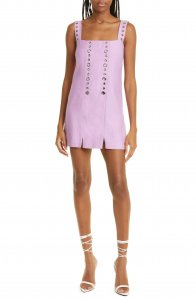Micaela Grommet Detail Minidress