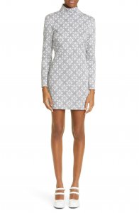 Long Sleeve Open Back Minidress