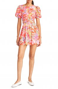 Cole Floral Cutout Minidress