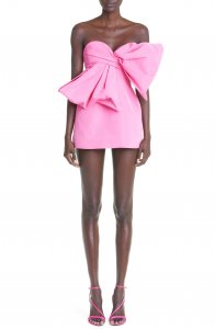 Straless Bow Detail Minidress