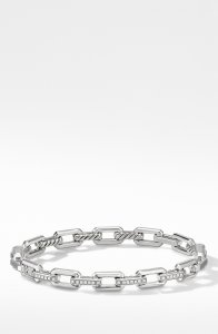 Stax Link Bracelet with Diamonds