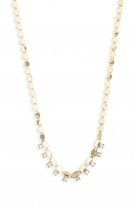 Petite Nude Solo Zipper Necklace