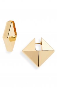 Rockstud Huggie Earrings