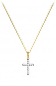 Cable Collectibles Cross with Diamonds
