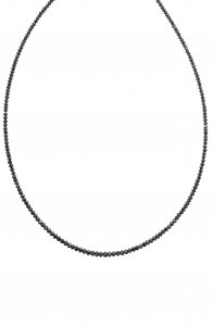 Black Diamond Beaded Necklace