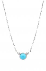 Bonheur Turquoise Pendant Necklace