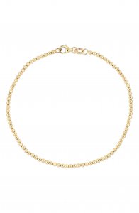 14K Gold Beaded Bracelet