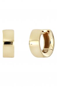 14K Huggie Hoop Earrings