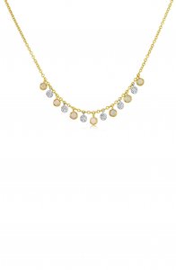 Diamond & Opal Frontal Necklace