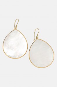 'Rock Candy - Jumbo Teardrop' 18k Gold Earrings
