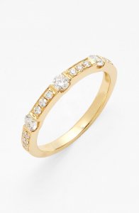'Linea' Diamond Band Ring