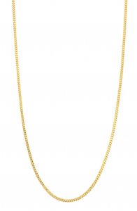 Men's 14K Gold Cuban Chain Necklace