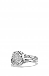 Infinity Ring with Diamonds