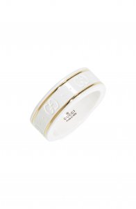Icon White Zirconia & 18K Gold Ring