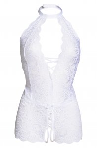 Halter Open Gusset Halter Teddy